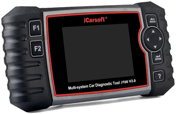 iCarsoft J100 V2.0 Diagnostic Scan Tool for Japanese Vehicles Toyota/Lexus/Scion/Isuzu/Nissan/Infiniti/Mitsubishi/Honda/Acura/Mazda/Subaru +Oil Reset +EPB+BMS+DPF+SAS+ETC+BLD+INJ