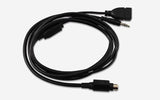 GROM Audio 35USB AUX-in 3.5mm Audio and 5V USB Charging Cable, 5FT