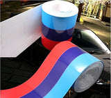 Motorsport Vinyl Stripe for BMW /// Performance Race Car Body Exterior Grill Fender Hood Decal Sticker Emblem
