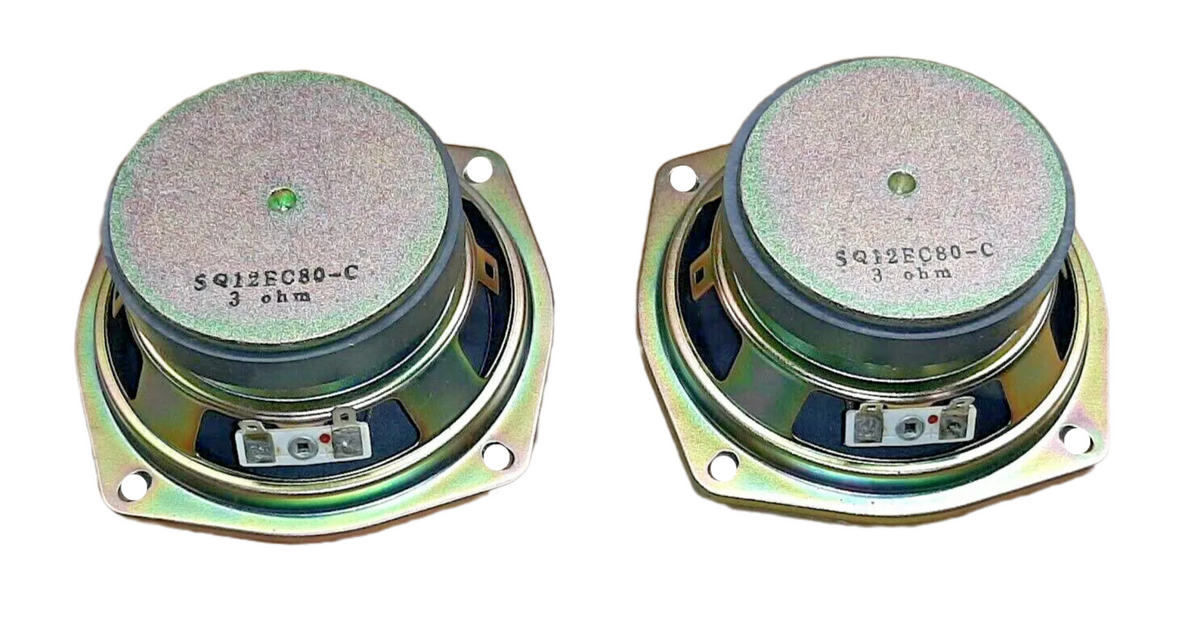 Front Pair Speakers 4.5" 35 watt 3 ohm 41/2" for 19882000 Honda Gold