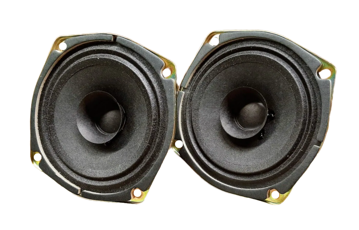 Front Pair Speakers 4.5" 35 watt 3 ohm 41/2" for 19882000 Honda Gold