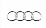 New Original Audi A4 A6 Trunk Lid Hatch Emblem Chrome Rings Badge 8E9853742