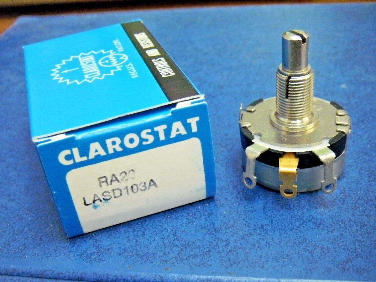 Clarostat RA20LASD103A 10K OHM Wirewound 10000 Ohm Potentiometer Indus
