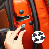 12x Car Interior Door Lock Screw Protector Cover Cap Trim Universal Accessories