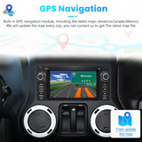 Android Navigation Stereo Radio Upgrade for Dodge Chrysler Jeep DVD Player AM FM Bluetooth GPS Navigation