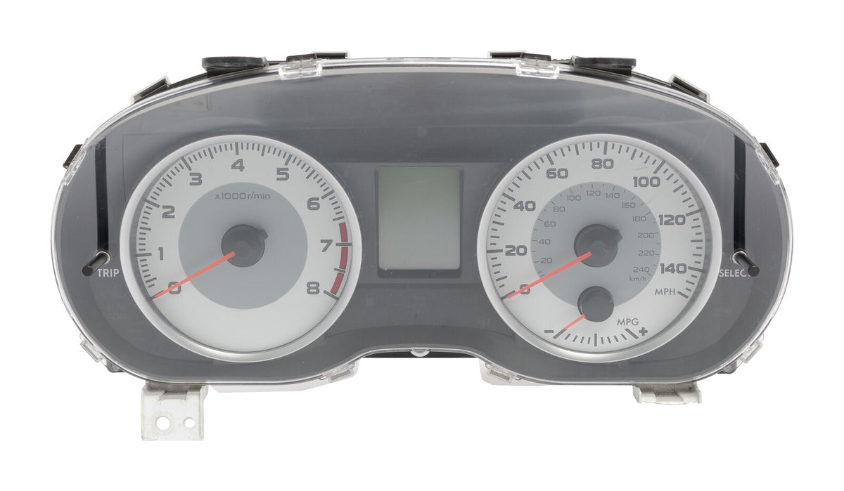 Used Speedometer Gauge Cluster Trim Bezel For 2002-2007 Subaru WRX (Blue)