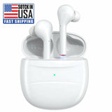 Bluetooth Earphones 5.2 Wireless Earbuds IPX7 Waterproof LED Noise Cancelation for iPhone Android