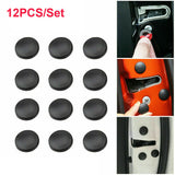 12x Car Interior Door Lock Screw Protector Cover Cap Trim Universal Accessories
