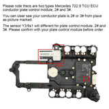 Transmission Sensor Y3/8s1 for Mercedes 7G 722.9 TCU TCM Plate Control Module 3#