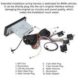 Extension Cable for BMW E46 3-Series E39 5-Series E53 X5 with Aftermarket Navigation Radio System