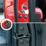 12x Car Interior Door Lock Screw Protector Cover Cap Trim Universal Accessories