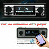 Modern Vintage 4-Channel Bluetooth USB/FM/WMA/WAV Radio Audio Stereo MP3 for Audi Porsche VW BMW
