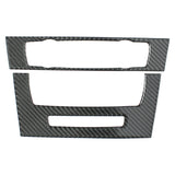 Carbon Fiber Console CCC CIC Radio AC Panel Cover for BMW 3-Series E90 E92 E93 2005-2012