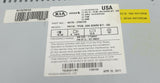 Kia Optima 2011-2013 AM FM XM Radio MP3 Single Disc CD Receiver 96170-2T651CA