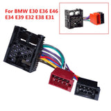 ISO Adapter Switch Cable for BMW E30 E36 E46 E34 E39 E32 E38 E31 Radio