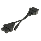 12Pin ALDL OBD1 to 16 Pin OBD2 OBDII Connector Adapter Converter Cable for Mitsubishi Hyundai