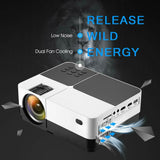 Mini 1080p LED Projector for HD/USB/SD/AV/TF Home 3D Cinema Computer Tablet Android iPhone