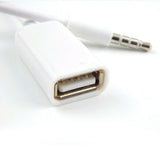 3.5mm to USB AUX Audio Music Interface Adapter Converter Cable AMI MMI MDI