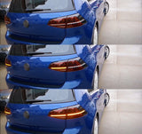 Set of Dynamic Turn Signal Indicator LED Tail Light Adapter Harness for Euro Spec 2012-2020 Volkswagen VW Golf MK7