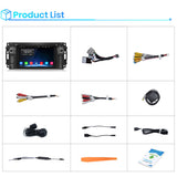 Android Navigation Stereo Radio Upgrade for Dodge Chrysler Jeep DVD Player AM FM Bluetooth GPS Navigation