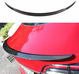 Premium Gloss Carbon Fiber Rear Trunk Lip Kit for Tesla Model 3 Spoiler Wing Performance