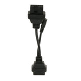 12Pin ALDL OBD1 to 16 Pin OBD2 OBDII Connector Adapter Converter Cable for Mitsubishi Hyundai
