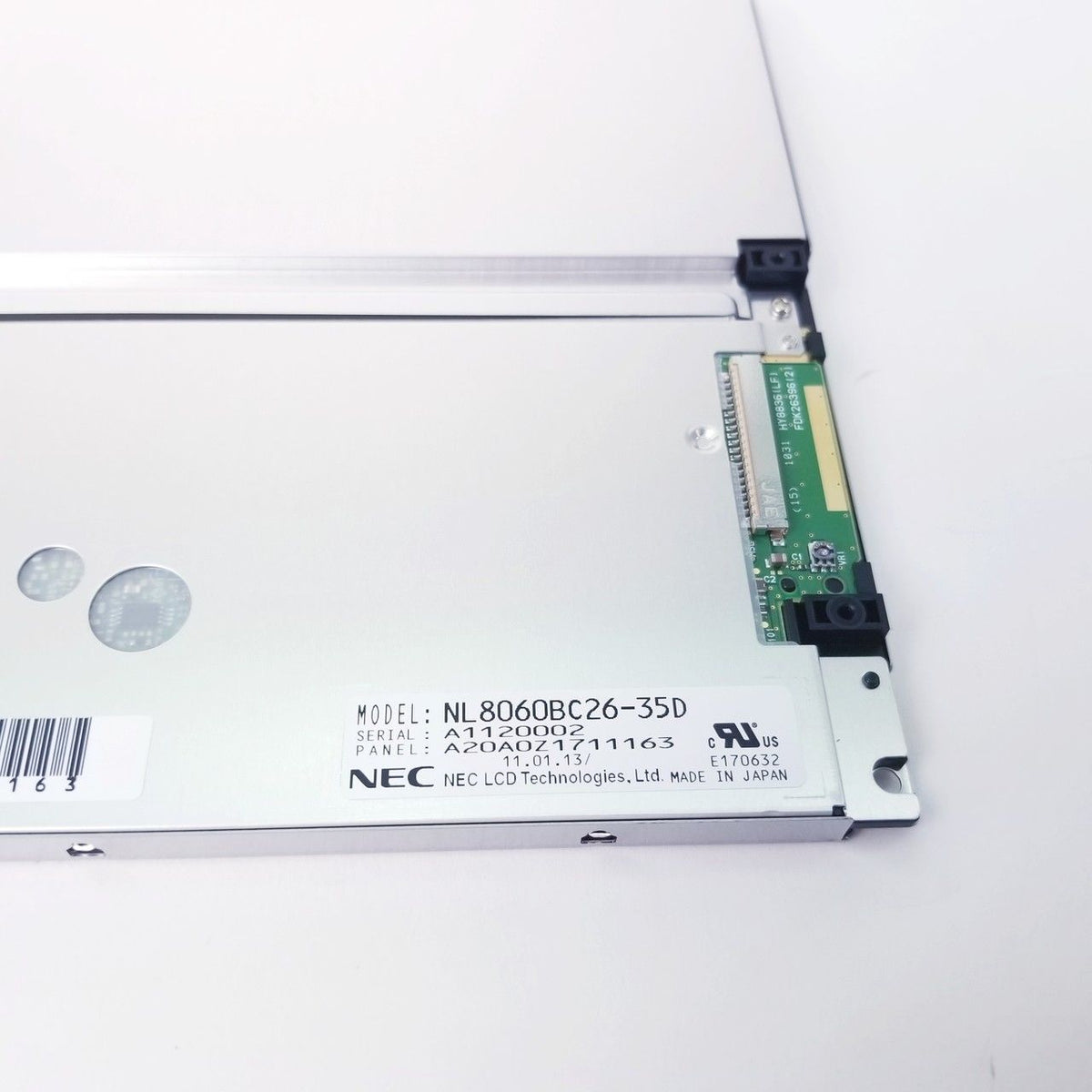 Display LCD NLT NL8060BC26-30D – Ricondizionato – Venditore USA Spedizione Gratuita