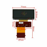 LCD Odometer Information Display for Mini Cooper S F54/F55/F56/F57/F60 Instrument Cluster