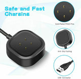 USB Charging Dock Station 3ft Cable Cord Charger for Fitbit Versa 3 / Sense