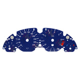 Gauge Face Overlay Blue Color for BMW E53 X5 E38 740i E39 540i Instrument Cluster 320KM/H