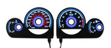 Blue Glow Gauge Face Overlay for 2000-2005 Dodge Neon / Plymouth Neon w Tach