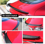 Premium Gloss Carbon Fiber Rear Trunk Lip Kit for Tesla Model 3 Spoiler Wing Performance