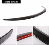 Premium Gloss Carbon Fiber Rear Trunk Lip Kit for Tesla Model 3 Spoiler Wing Performance