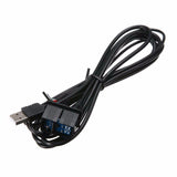 Car Dash AUX + USB Port Socket Headphone Adapter Chargeable Panel Input Kit Wired