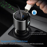 Bluetooth FM Transmitter MP3 Player Radio Car Cigar Plug Adapter Kit USB Charger