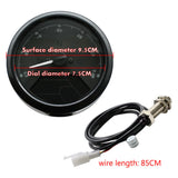 LCD Digital Motorcycle Speedometer Tachometer Cafe Racer moto Odometer 12000RPM