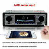 Modern Vintage 4-Channel Bluetooth USB/FM/WMA/WAV Radio Audio Stereo MP3 for Audi Porsche VW BMW