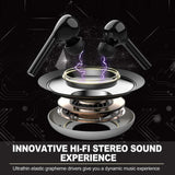 Bluetooth Earphones 5.2 Wireless Earbuds IPX7 Waterproof LED Noise Cancelation for iPhone Android