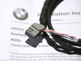 OEM BMW E46 3-SERIES CD PLAYER RADIO MP3 AUX AUXILIARY INPUT ADAPTER KIT IPOD IPHONE