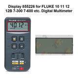 LCD Information Display 855226 for FLUKE 10 11 12 12B 7-300 7-600 etc. Electrical Tester