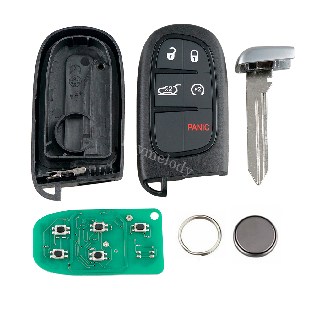 Set of 2 Keyless Remote Smart Key Fob For 2014 2015 2016 2017 2018 201