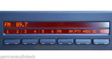 BMW E39 MULTI-INFORMATION INFO DISPLAY MID CLOCK RADIO 2001 2002 2003 E39 525 530 540 M5