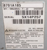 2015-2017 Mitsubishi Lancer OEM AM/FM CD MP3 Radio 8701A185