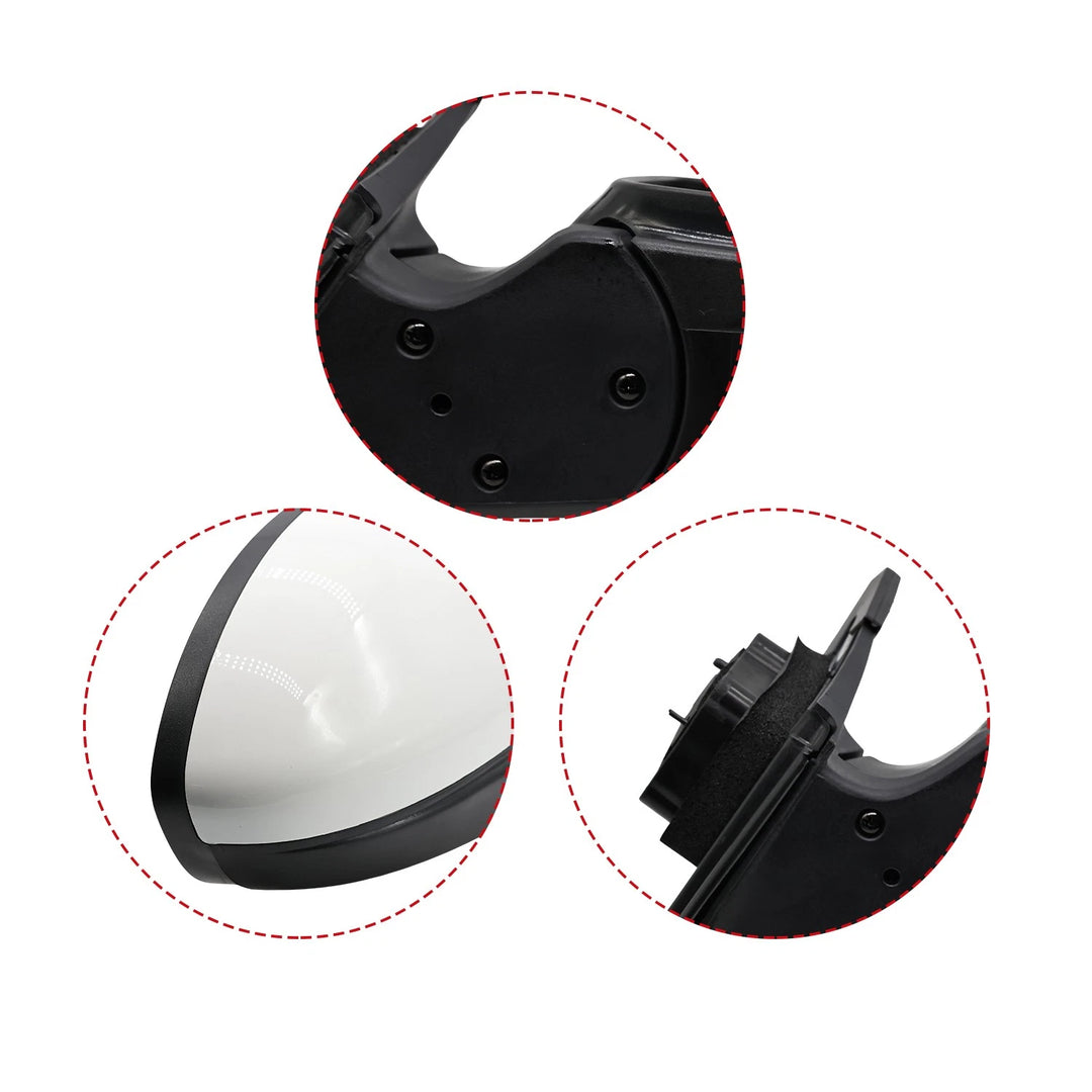 Right White Door Mirror for 2011-2015 Chevrolet Cruze GM1321420 - view 9