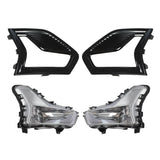 1*Pair LED Fog Light Set For 2019-2020 Ford Fusion W/Bezel Left+Right Side – product image