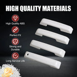 1 Set Crew Cab Door Handle Bowl Covers WHITE for 2021-2025 Ford F150 F250 F350 – product image 2