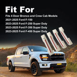 1 Set Crew Cab Door Handle Bowl Covers WHITE for 2021-2025 Ford F150 F250 F350 – product image 5