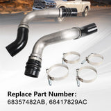 1 Set Turbocharger Intercooler Hose with Clamps for Ram 2500 3500 68357482AB – product image 3