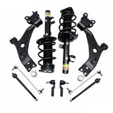 10-Piece Front Strut, Control Arm and Tie Rod Kit for 2013-2019 Ford Escape