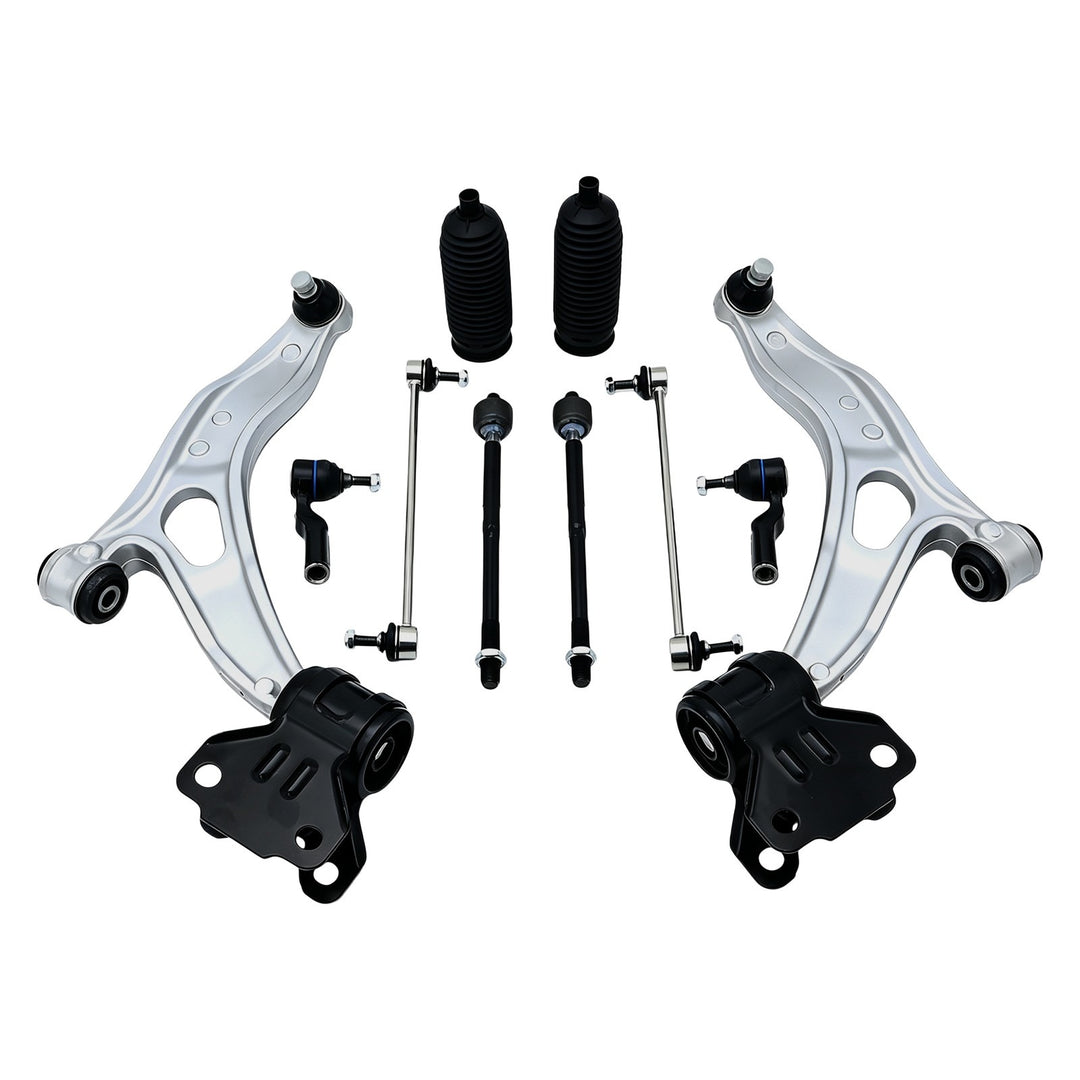 10-Piece Front Suspension Kit for 2013-2018 Ford C-Max and 2012-2018 Focus